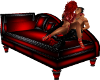(AL)Chaise Cuddles Red