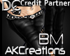 (AK)Leather pants BM