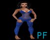 PF blue bodysuit