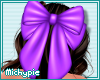 Big Hair Bow (Purple)