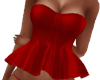 Red Flared Corset