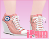 p. pink all star w/heels