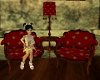antique royal vamp chair
