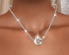 "C" Silver Necklaces