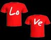 Camisa Casal Love Red M