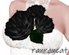 +corsage rose black