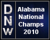 Alabama Nat Champs 2010