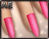 [AE] Matte Pink Nails