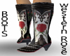 [BAMZ]Western Rose boots
