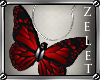 |LZ|Red Butterfly Ear
