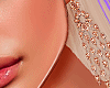 Party gold earrings