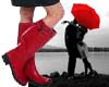 Red Welly Boots