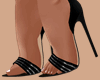 E* Black Sequin Heels