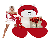 Valentine bear/card