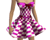 Purple Checkered Skirt