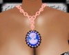*Cameo Blue Necklace