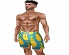 pineapple summer shorts