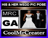 HIS & HER WEDD PIC POSE