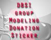 DBSI Donation Sticker