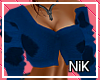 ::Nik:: Blue Dot Sweater
