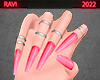 R. Pink Nails