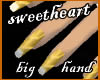 Sweetheart big hand GOLD
