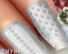 C~White Angel Nails