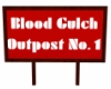 Blood Gulch Sign (red)