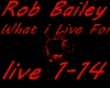 Rob Bailey - What I Live