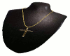 GOLD NECKLACE WITH CROSS