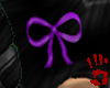 [V] Purple bow