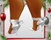 Holiday Babe White Heels