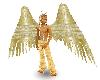Gold Dazzle Angel Wings