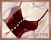 Lace Undie top |Red|