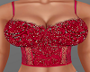 H/Lace Top Red L