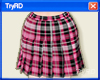 🦋 Pink plaid skirt