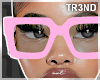 ᵀ Pink Square Glasses