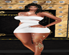 Judy Wrapped Dress White