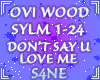 OVI WOOD- SYLM 1-24