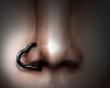 black heart nose ring R