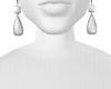 Queen Earrings Silver