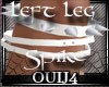 |O| L - White Leg Spike