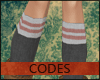 C | Pink Striped Socks