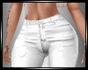 white ripped jean