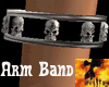 Evil Skull Spin Arm Band