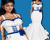 S//Blue Wedding Dress