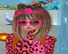 Pink Leopard Bow Headbnd