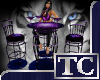 ~TC~ Purple table w/chai
