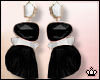 Black White Earrings