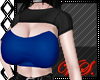 ~V~ CropTop +A Blue